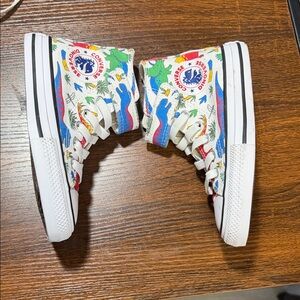 Converse High-Tops with Multicolor Graphic